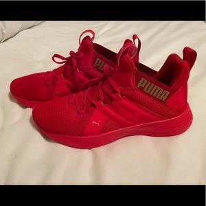 Red Puma Tennis Shoes